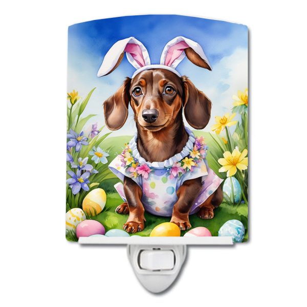 Dachshund Easter Egg Hunt Ceramic Night Light Online Hot Sale