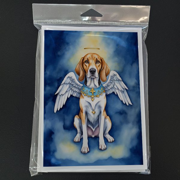 English Foxhound My Angel Greeting Cards Pack of 8 Online Sale - Image 3