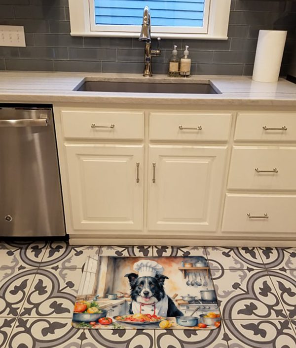 Border Collie The Chef Memory Foam Kitchen Mat Cheap - Image 2