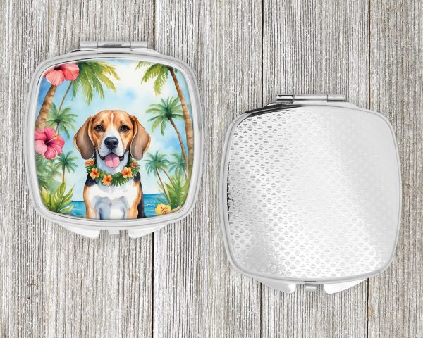 Beagle Luau Compact Mirror For Discount - Image 4