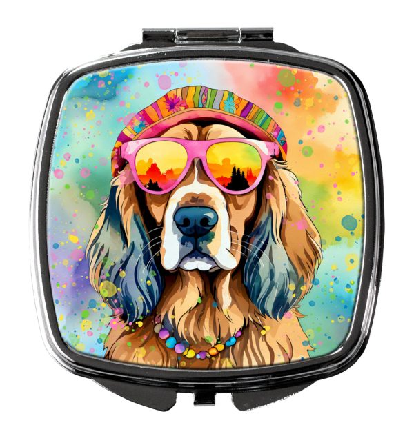 Cocker Spaniel Hippie Dawg Compact Mirror Hot on Sale