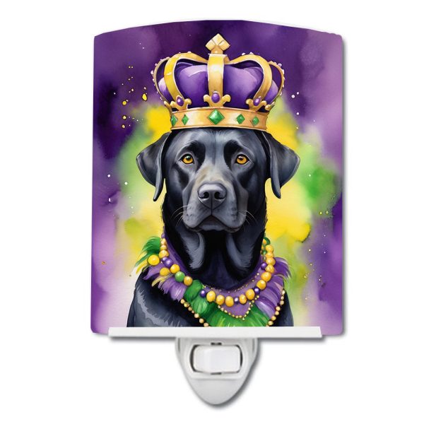 Labrador Retriever King of Mardi Gras Ceramic Night Light For Discount
