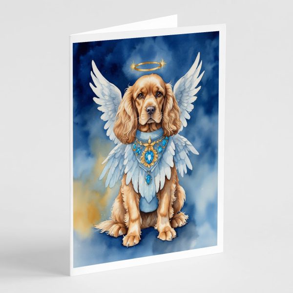 Cocker Spaniel My Angel Greeting Cards Pack of 8 Fashion