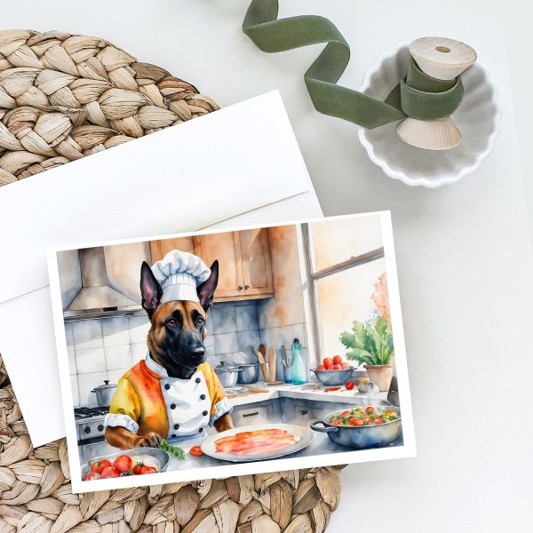 Belgian Malinois The Chef Greeting Cards Pack of 8 Online now - Image 2