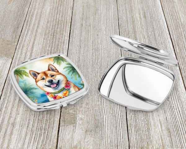 Akita Luau Compact Mirror Online now - Image 3