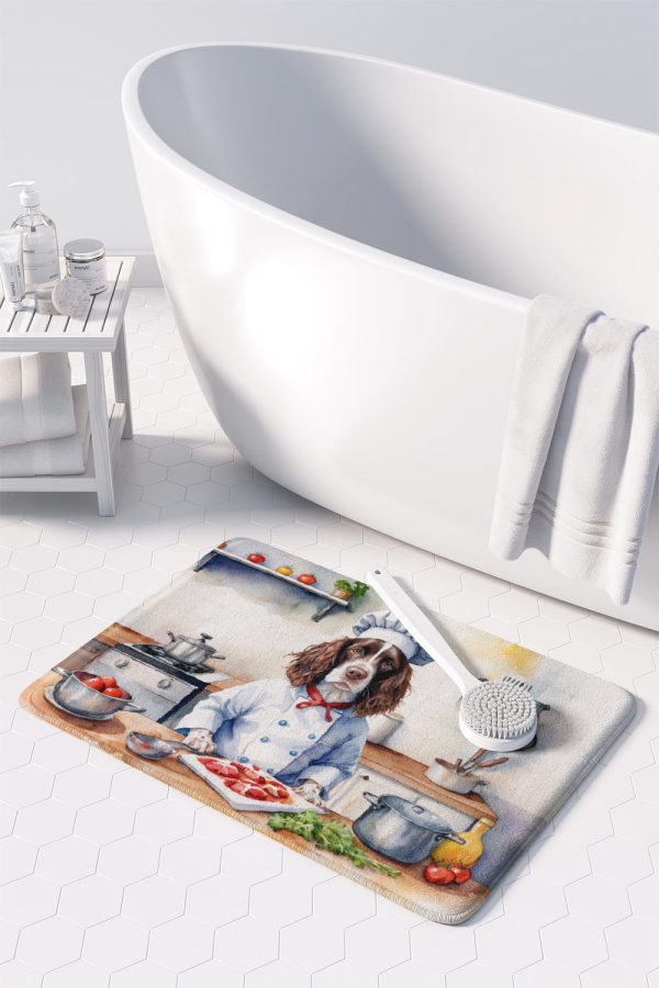 English Springer Spaniel The Chef Memory Foam Kitchen Mat Fashion - Image 3