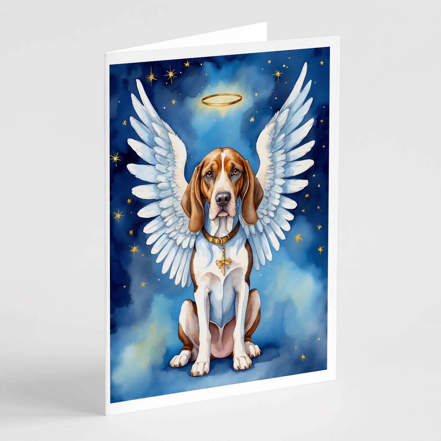 American English Coonhound My Angel Greeting Cards Pack of 8 Hot on Sale