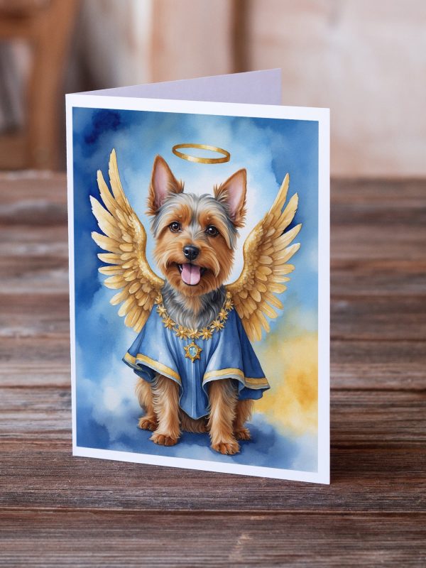 Australian Terrier My Angel Greeting Cards Pack of 8 For Sale - Image 2