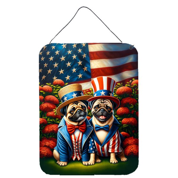 All American Pug Wall or Door Hanging Prints For Sale