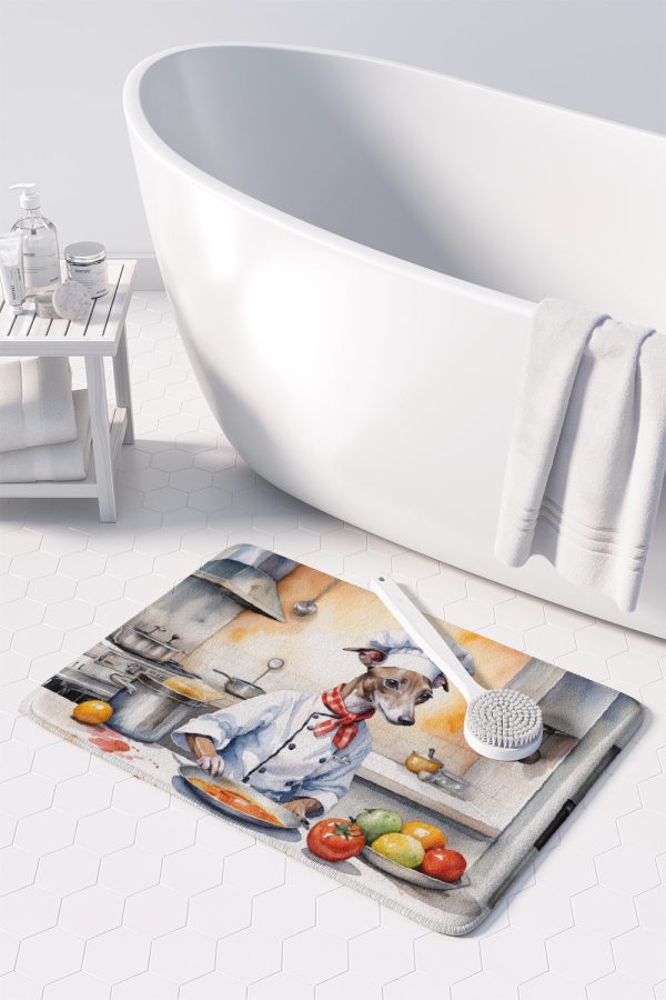 Italian Greyhound The Chef Memory Foam Kitchen Mat Online - Image 3