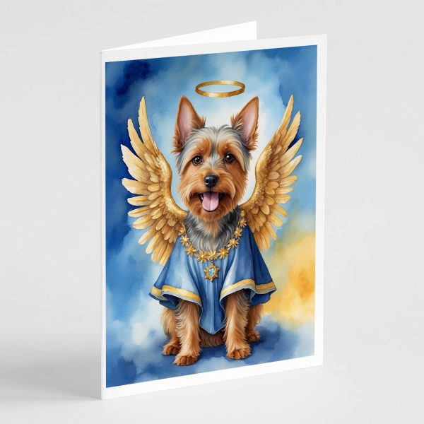 Australian Terrier My Angel Greeting Cards Pack of 8 For Sale