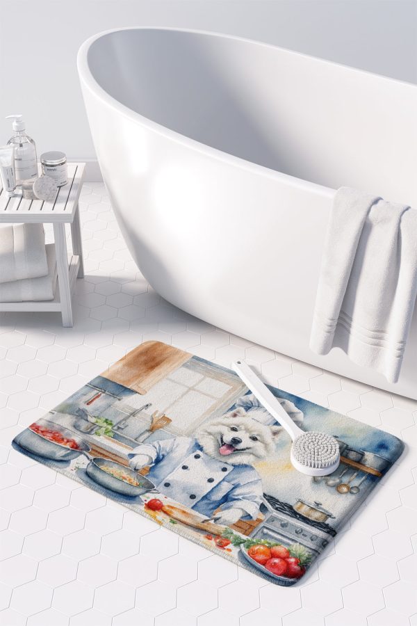 American Eskimo The Chef Memory Foam Kitchen Mat Online now - Image 3