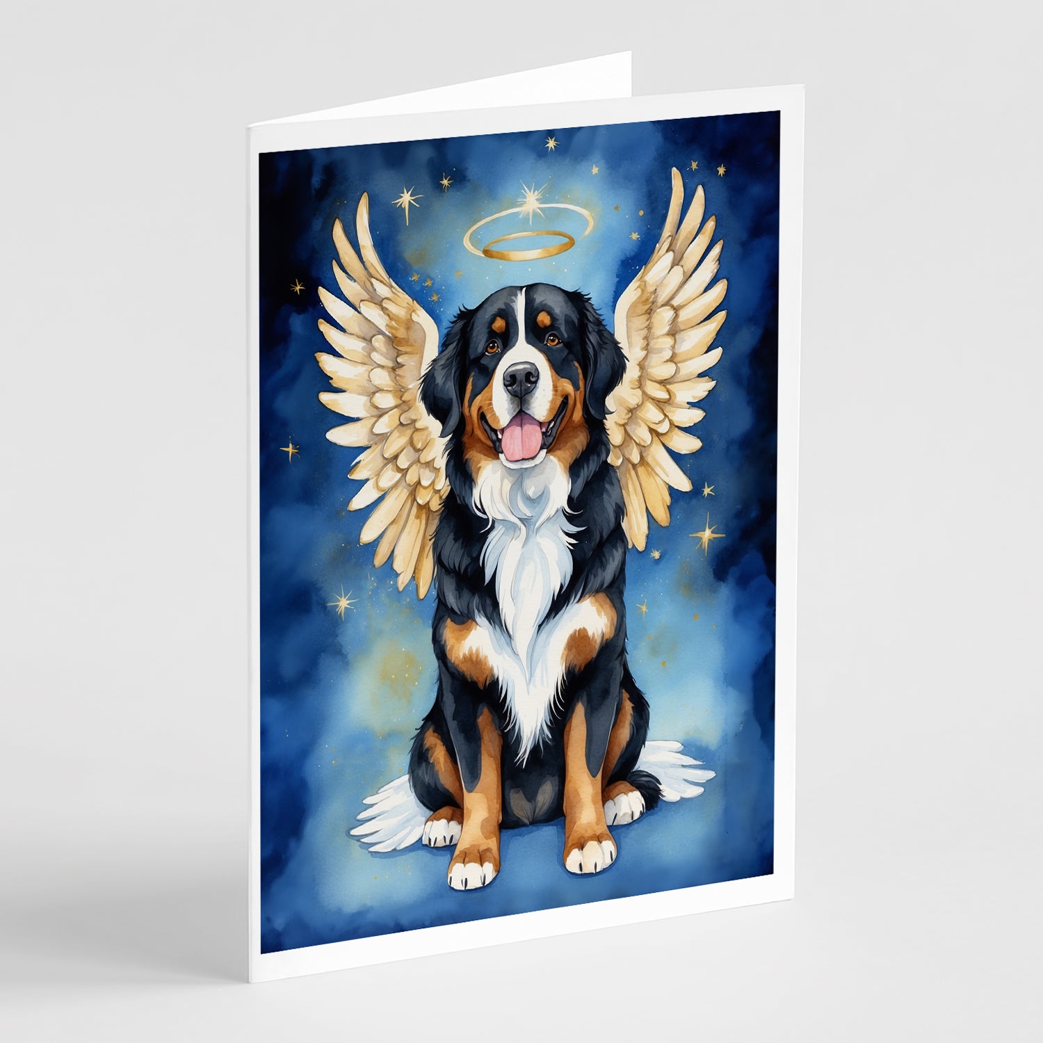 Bernese Mountain Dog My Angel Greeting Cards Pack of 8 Online Sale