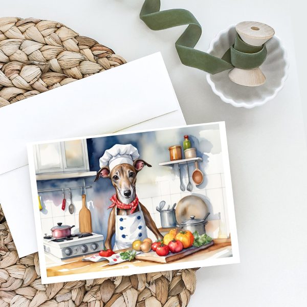 Greyhound The Chef Greeting Cards Pack of 8 For Discount - Image 2