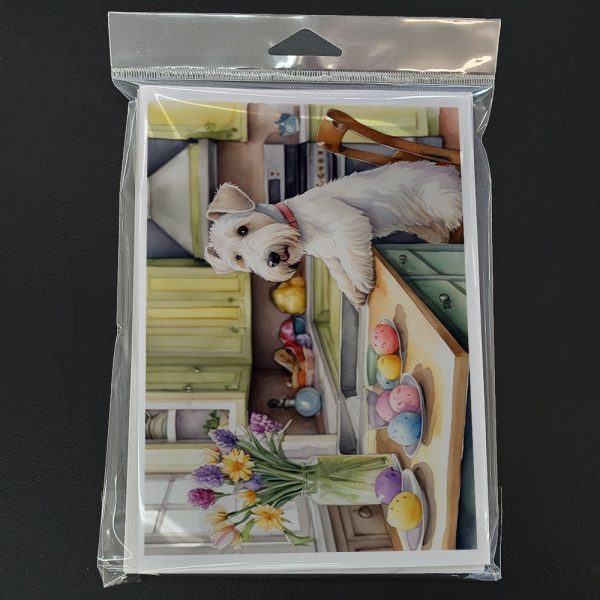 Decorating Easter Sealyham Terrier Greeting Cards Pack of 8 Hot on Sale - Image 3