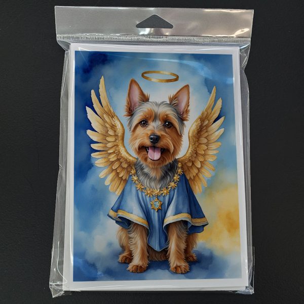 Australian Terrier My Angel Greeting Cards Pack of 8 For Sale - Image 3