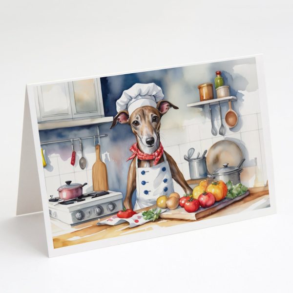 Greyhound The Chef Greeting Cards Pack of 8 For Discount