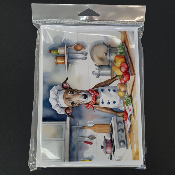 Greyhound The Chef Greeting Cards Pack of 8 For Discount - Image 3