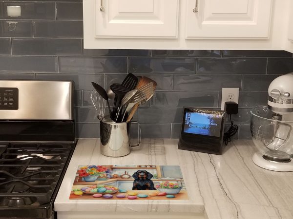 Decorating Easter Gordon Setter Glass Cutting Board Online Sale - Image 2