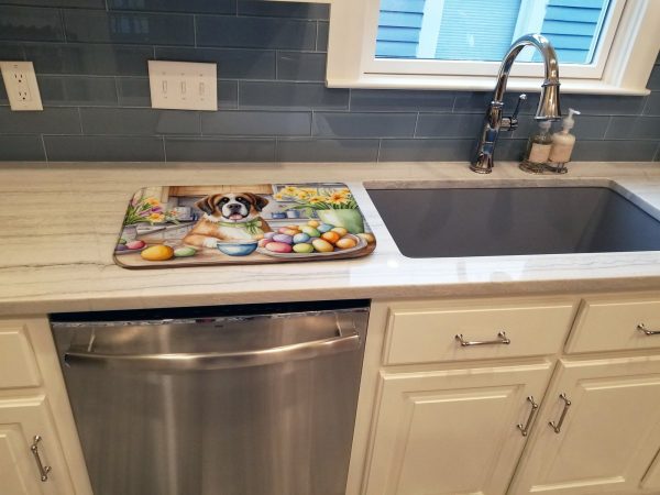 Decorating Easter Saint Bernard Dish Drying Mat For Cheap - Image 3