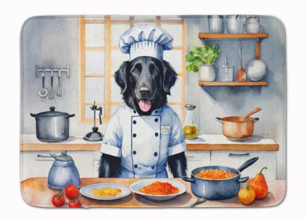 Flat-Coated Retriever The Chef Memory Foam Kitchen Mat Fashion
