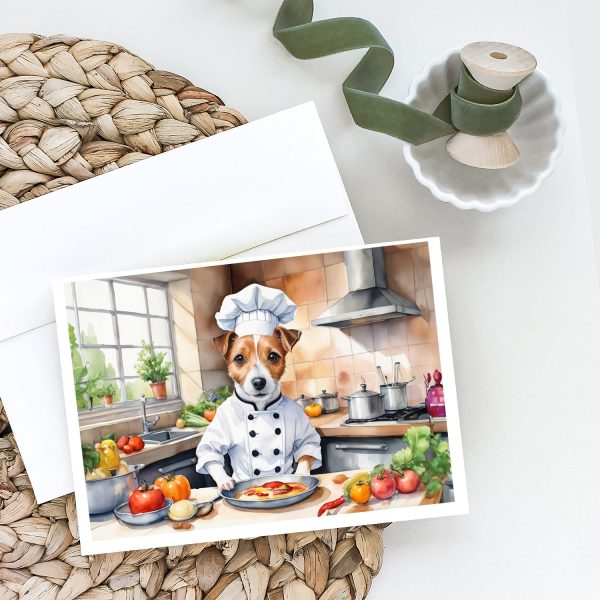Jack Russell Terrier The Chef Greeting Cards Pack of 8 Online now - Image 2