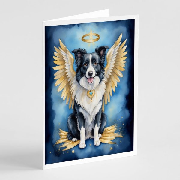 Border Collie My Angel Greeting Cards Pack of 8 Supply