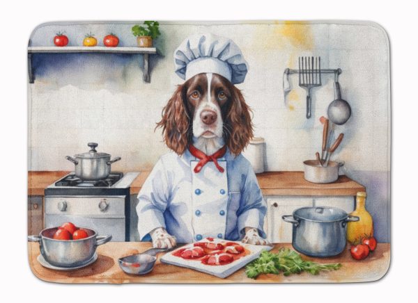 English Springer Spaniel The Chef Memory Foam Kitchen Mat Fashion