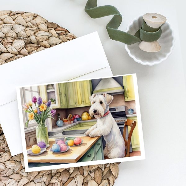 Decorating Easter Sealyham Terrier Greeting Cards Pack of 8 Hot on Sale - Image 2
