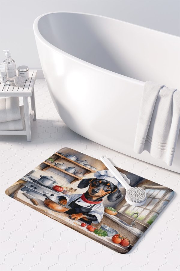 Dachshund The Chef Memory Foam Kitchen Mat Supply - Image 3