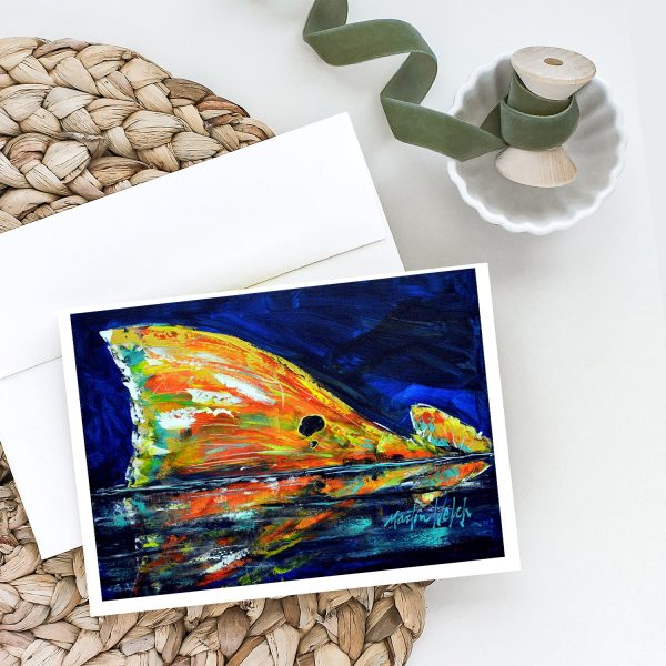 Flipper Red Fish Greeting Cards Pack of 8 Online now - Image 2