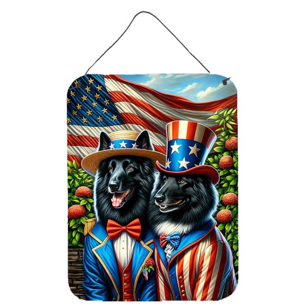 All American Belgian Sheepdog Wall or Door Hanging Prints Sale