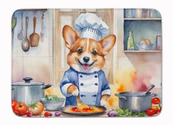 Corgi The Chef Memory Foam Kitchen Mat For Sale