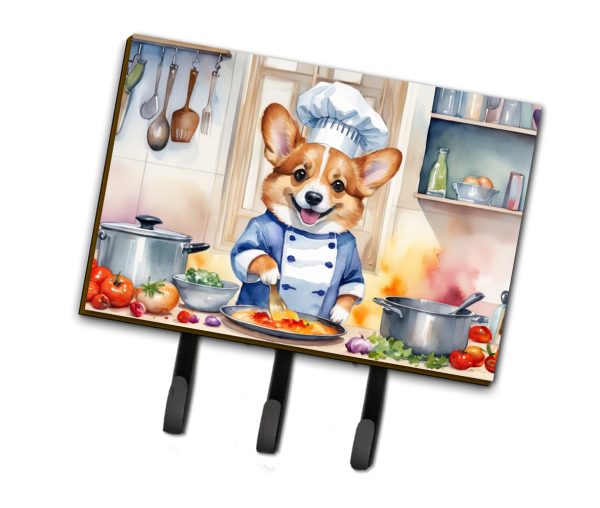 Corgi The Chef Leash or Key Holder Hot on Sale