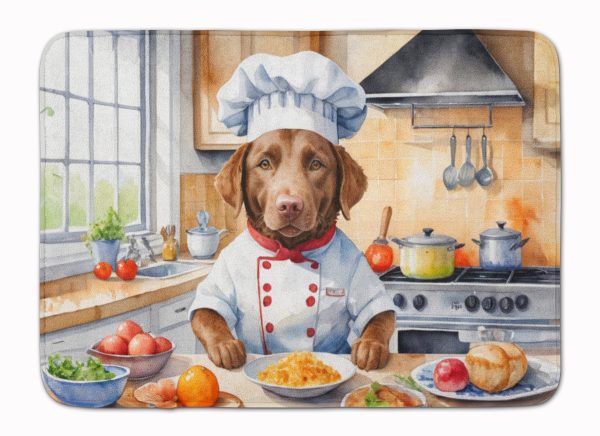 Chesapeake Bay Retriever The Chef Memory Foam Kitchen Mat Online Hot Sale
