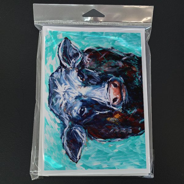 Moo Cow Greeting Cards Pack of 8 Discount - Image 3