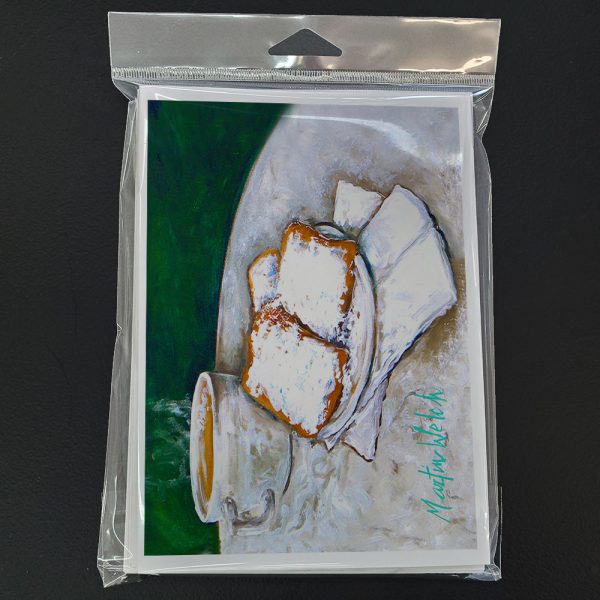 Breakfast Delight Beignets Greeting Cards Pack of 8 Supply - Image 3