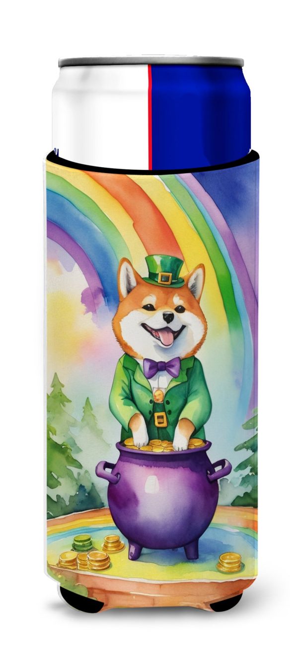 Shiba Inu St Patrick s Day Hugger for Ultra Slim Cans Online Hot Sale