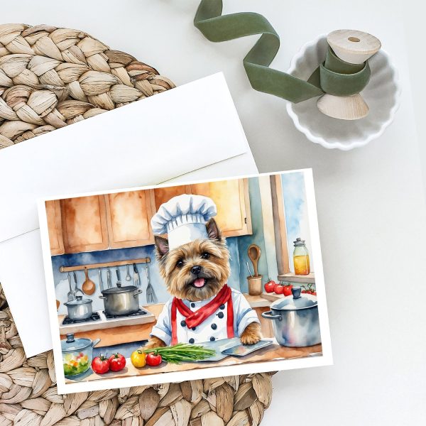 Cairn Terrier The Chef Greeting Cards Pack of 8 For Cheap - Image 2