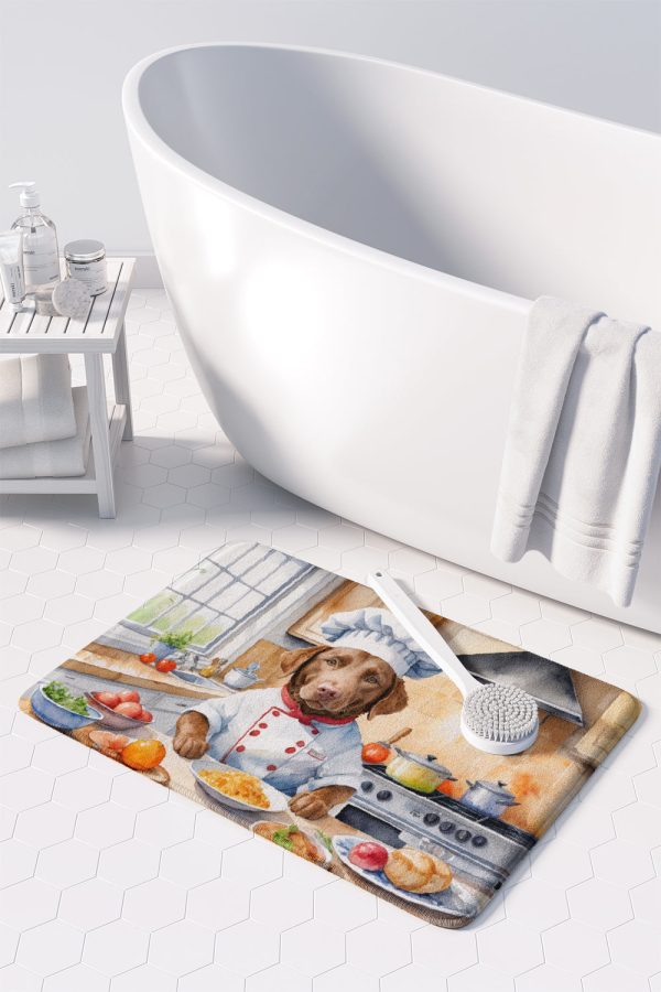 Chesapeake Bay Retriever The Chef Memory Foam Kitchen Mat Online Hot Sale - Image 3