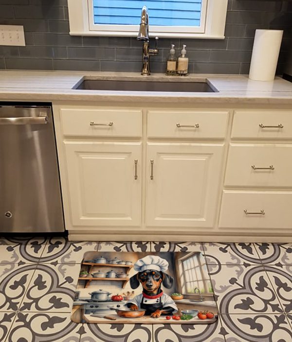 Dachshund The Chef Memory Foam Kitchen Mat Supply - Image 2