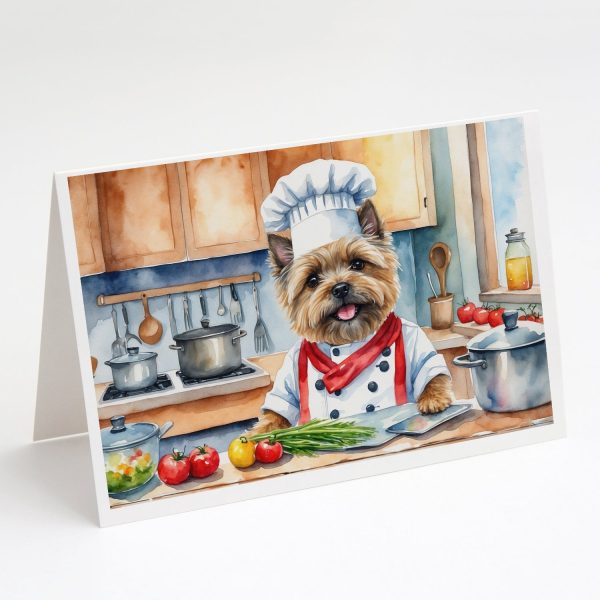 Cairn Terrier The Chef Greeting Cards Pack of 8 For Cheap
