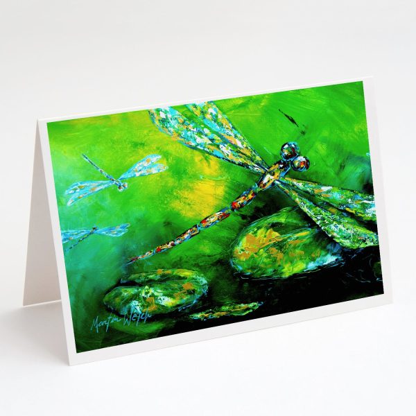 Dragonfly Summer Flies Greeting Cards Pack of 8 Sale