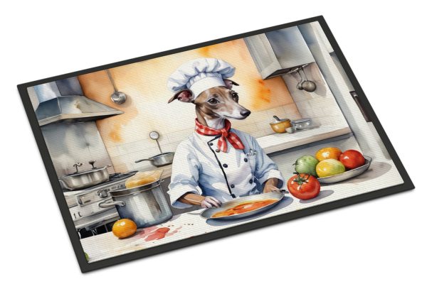 Italian Greyhound The Chef Doormat Cheap