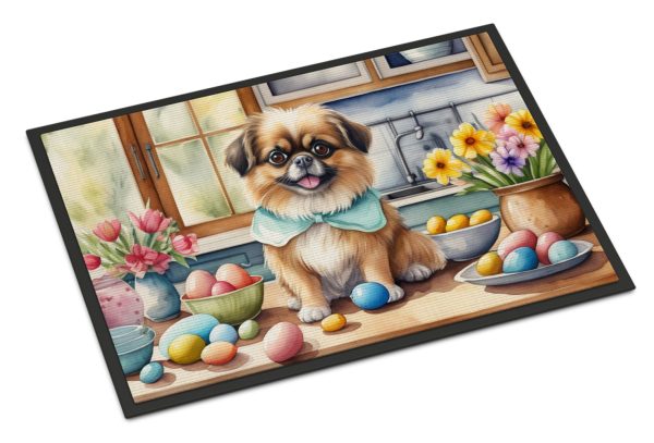Decorating Easter Tibetan Spaniel Doormat Online now