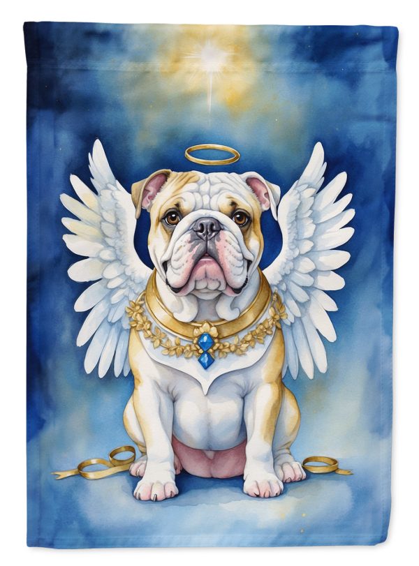 English Bulldog My Angel House Flag Discount