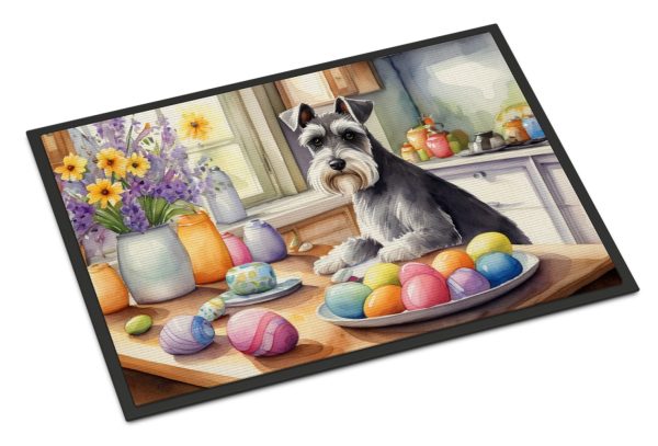 Decorating Easter Schnauzer Doormat Sale