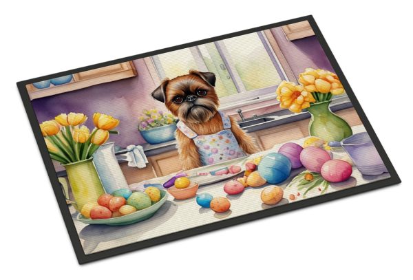 Decorating Easter Brussels Griffon Doormat Cheap