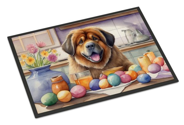 Decorating Easter Tibetan Mastiff Doormat Discount