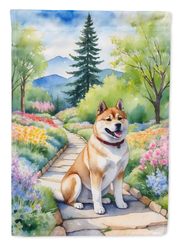 Akita Spring Path House Flag Supply